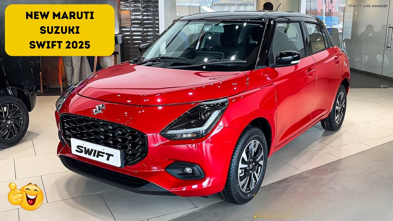 Maruti Suzuki Swift 2025 – Sporty Looks, Safer Drive & Super Mileage Combo