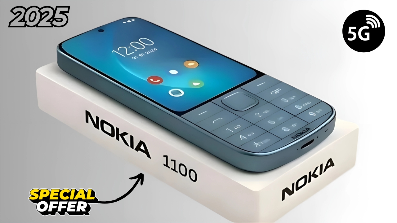 Nokia 1100 5G Launched with Classic Design, Strong Build & Next-Gen 5G Speed