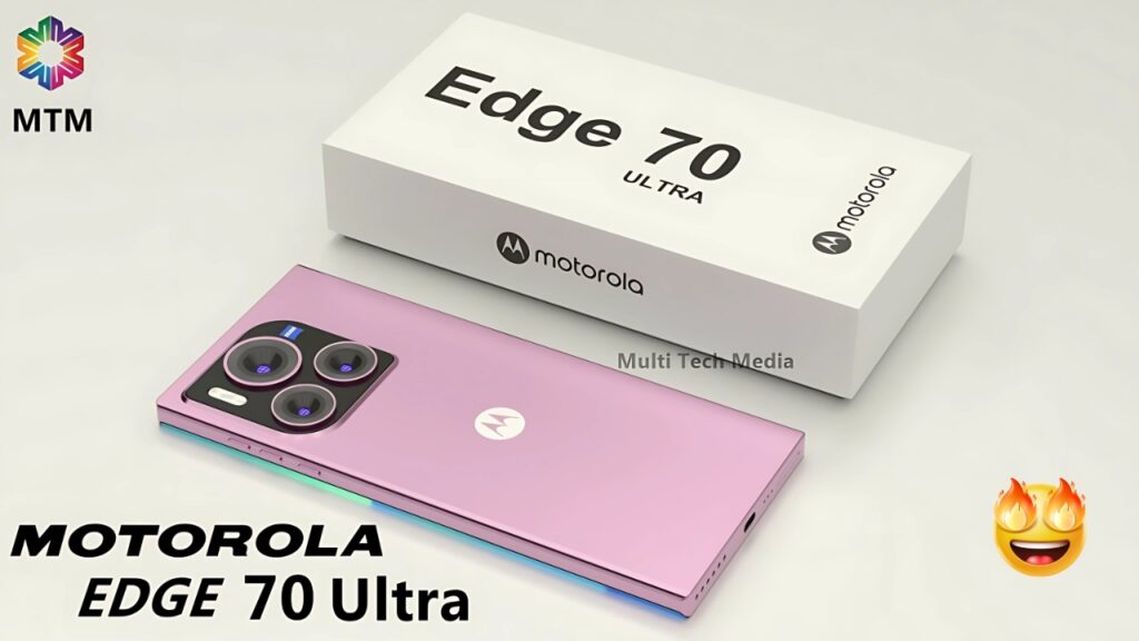 Motorola Edge 70 Ultra 5G – 16GB RAM, 512GB Storage & 125W Fast Charging